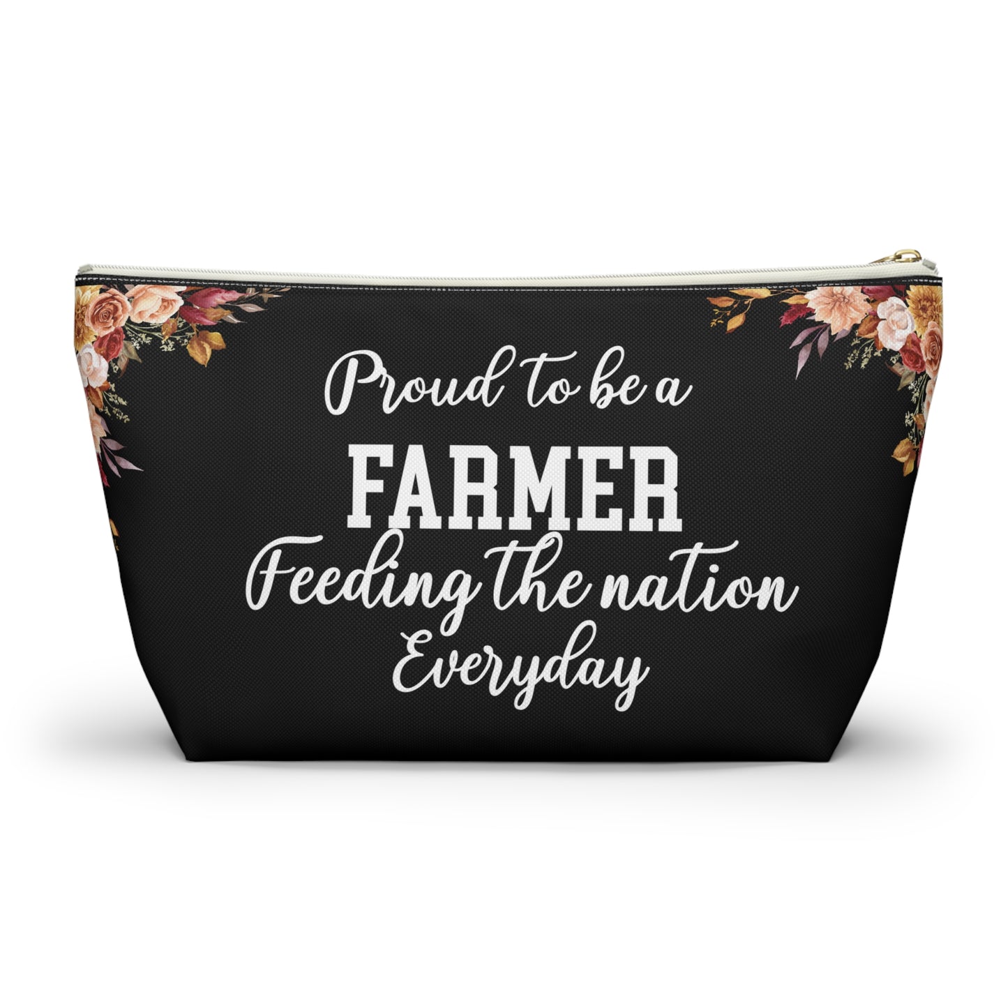 Farmer Essentials Pouch Gift For Farmers Farm Life Organizer Bag Rustic Travel Pouch Agriculture Lover Gift Cute Everyday Carry Zipper Case