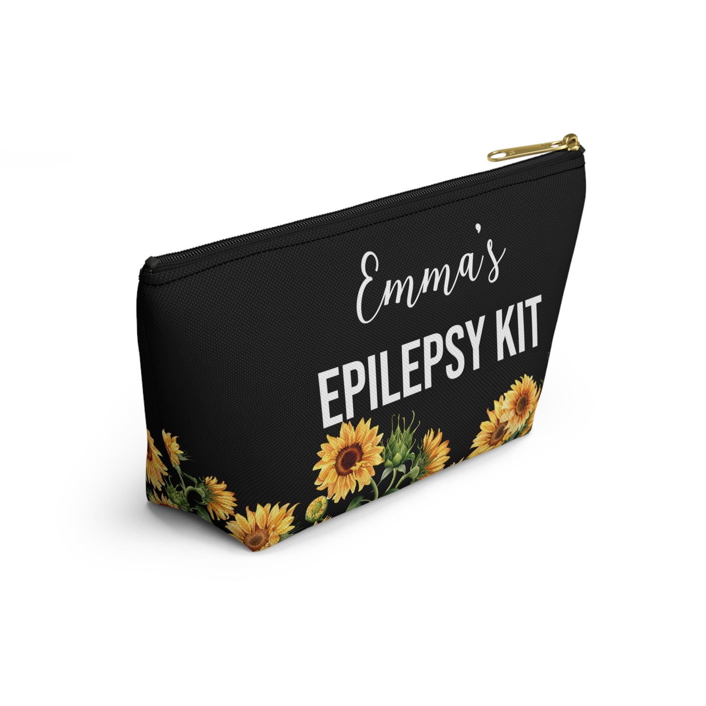 Epilepsy Kit Pouch for Emergency Meds and Daily Use Personalized Seizure Alert Bag for Medication Storage Travel and Medical Preparedness