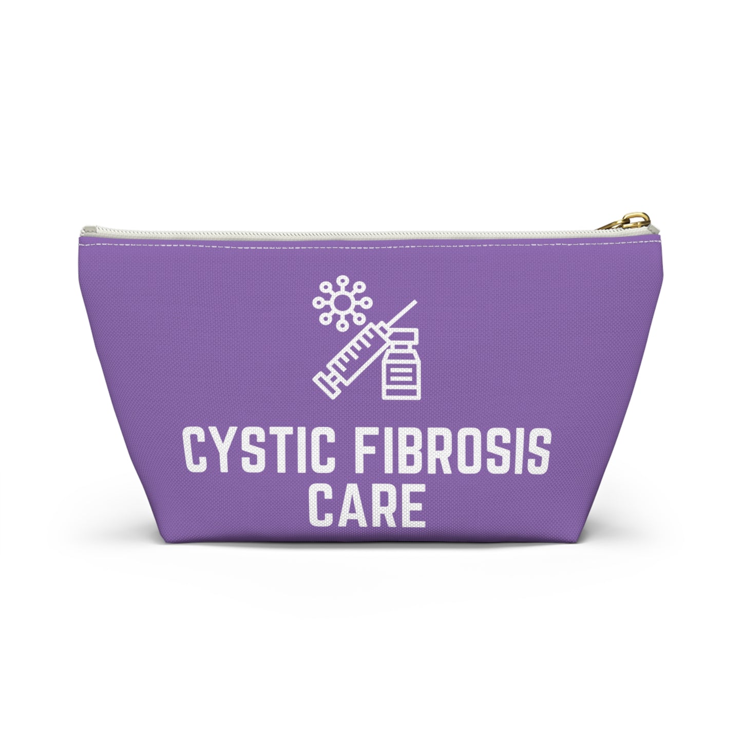 Personalized Cystic Fibrosis Care Pouch for Medication Storage Travel Organizer for Daily Treatment and Health Essentials