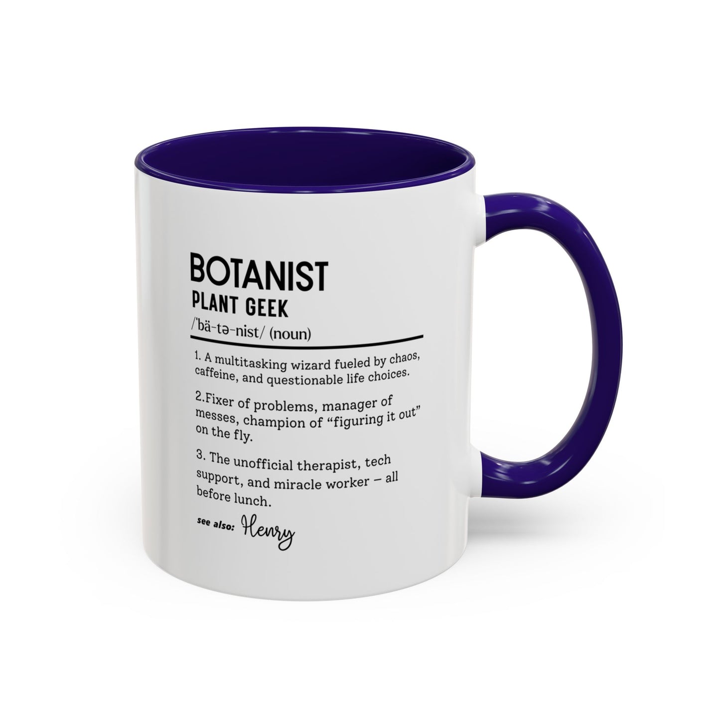 Funny Botanist Mug, Plant Geek Dictionary Mug, Custom Botanical Gift, Nature Lover Coffee Cup, Colorful Mugs (11oz, 15oz), Plant Nerd Mug
