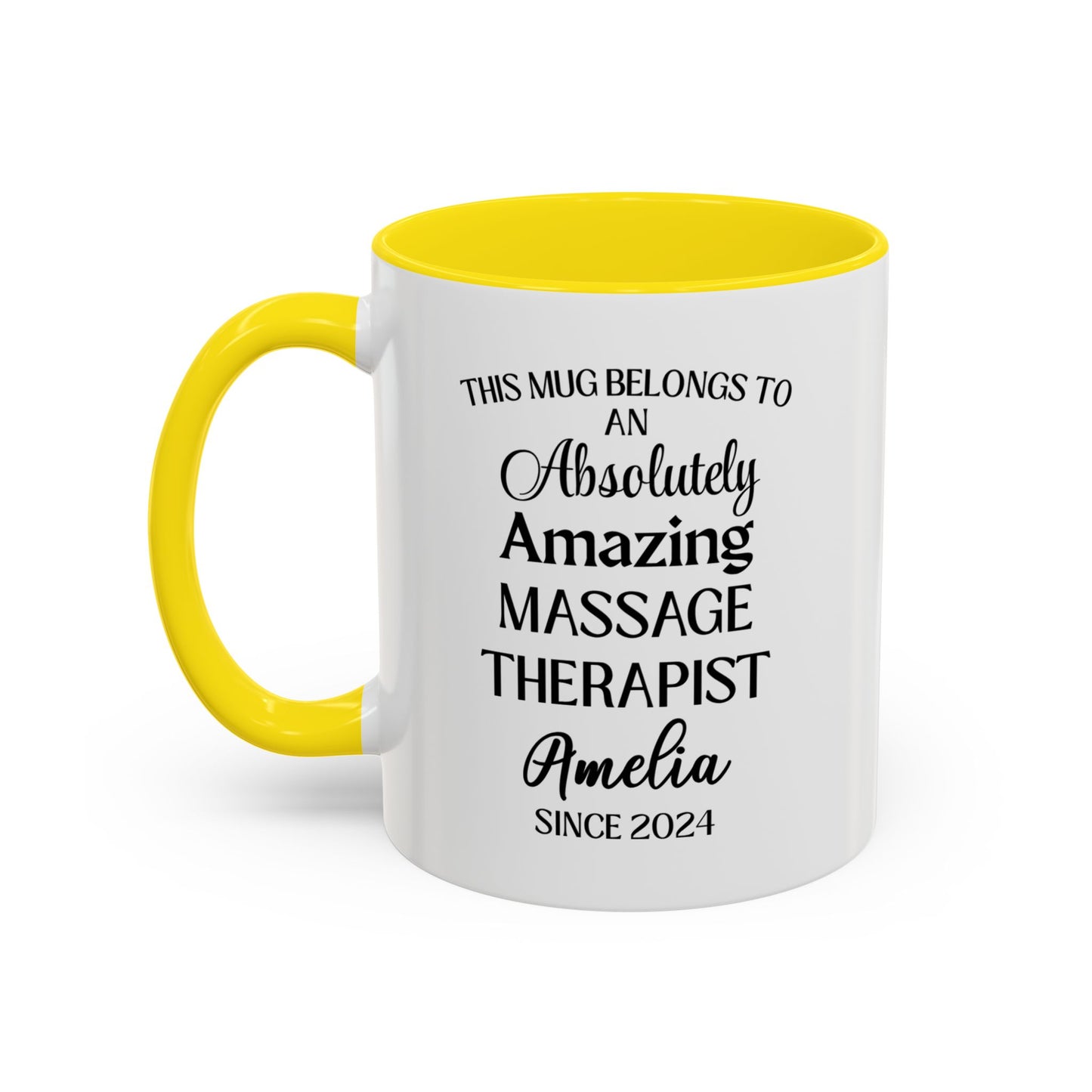 Custom Massage Therapist Mug, Relaxation Spa Cup, Personalized Coffee Mug, Healing Hands Gift, Funny Coffee Cup, 11, 15oz Mug