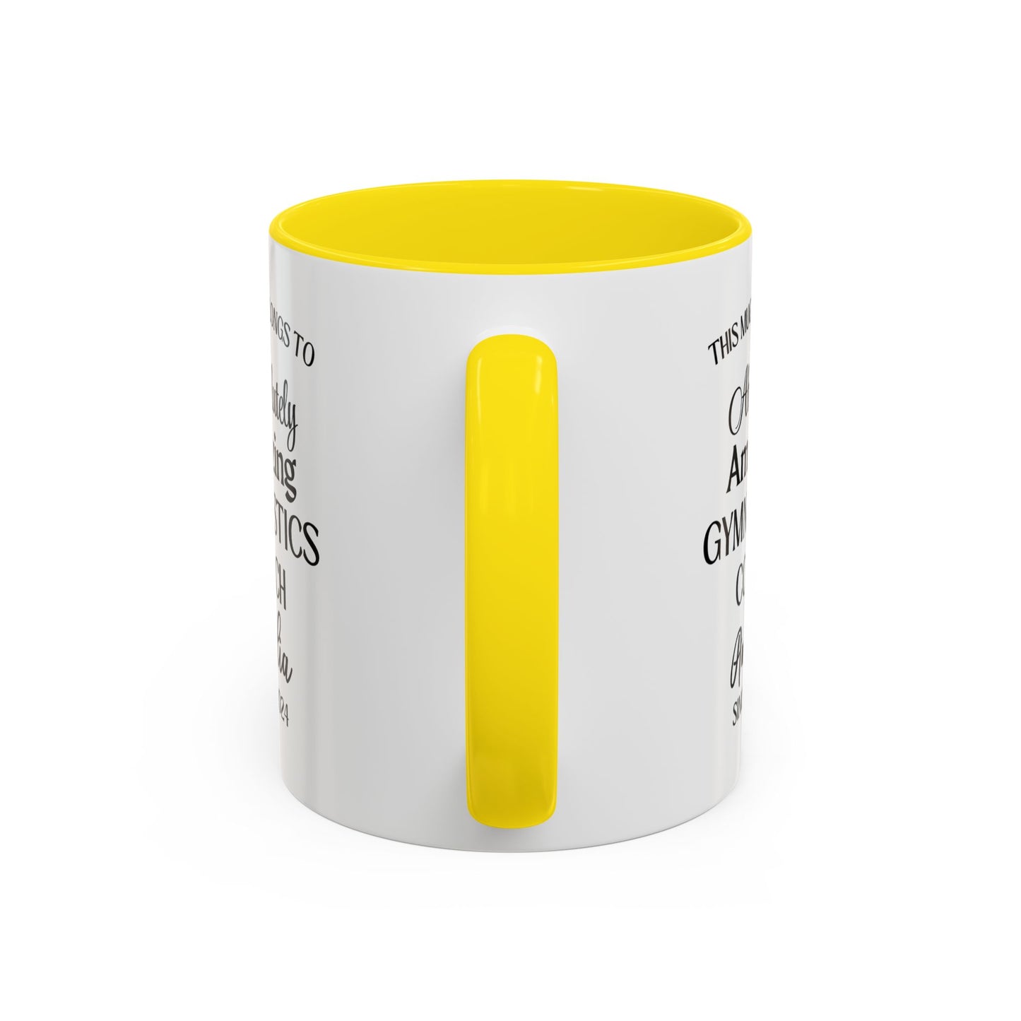 Custom Gymnastics Coach Mug, Funny Gym Coach Gift, Personalized Athlete Trainer Mug, Best Mentor Cup