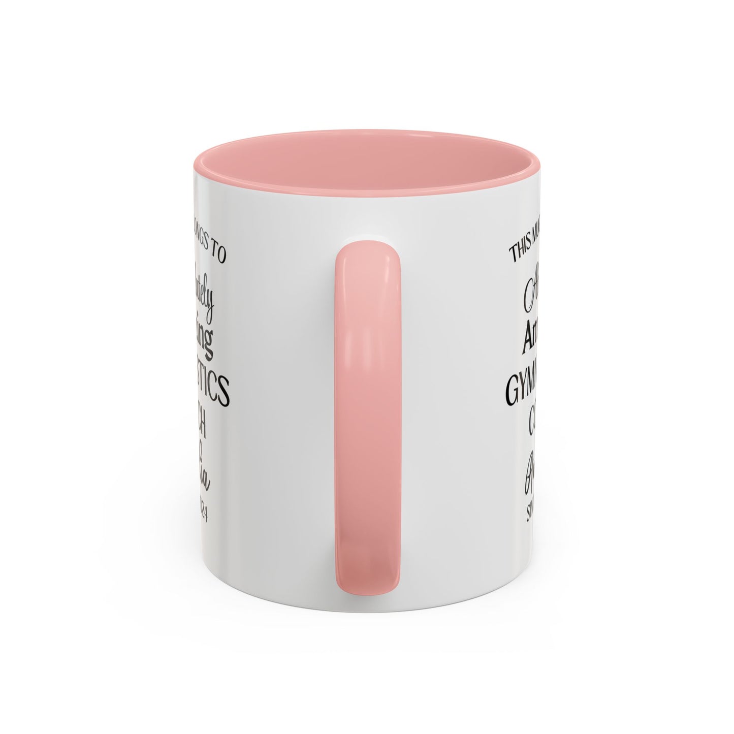 Custom Gymnastics Coach Mug, Funny Gym Coach Gift, Personalized Athlete Trainer Mug, Best Mentor Cup