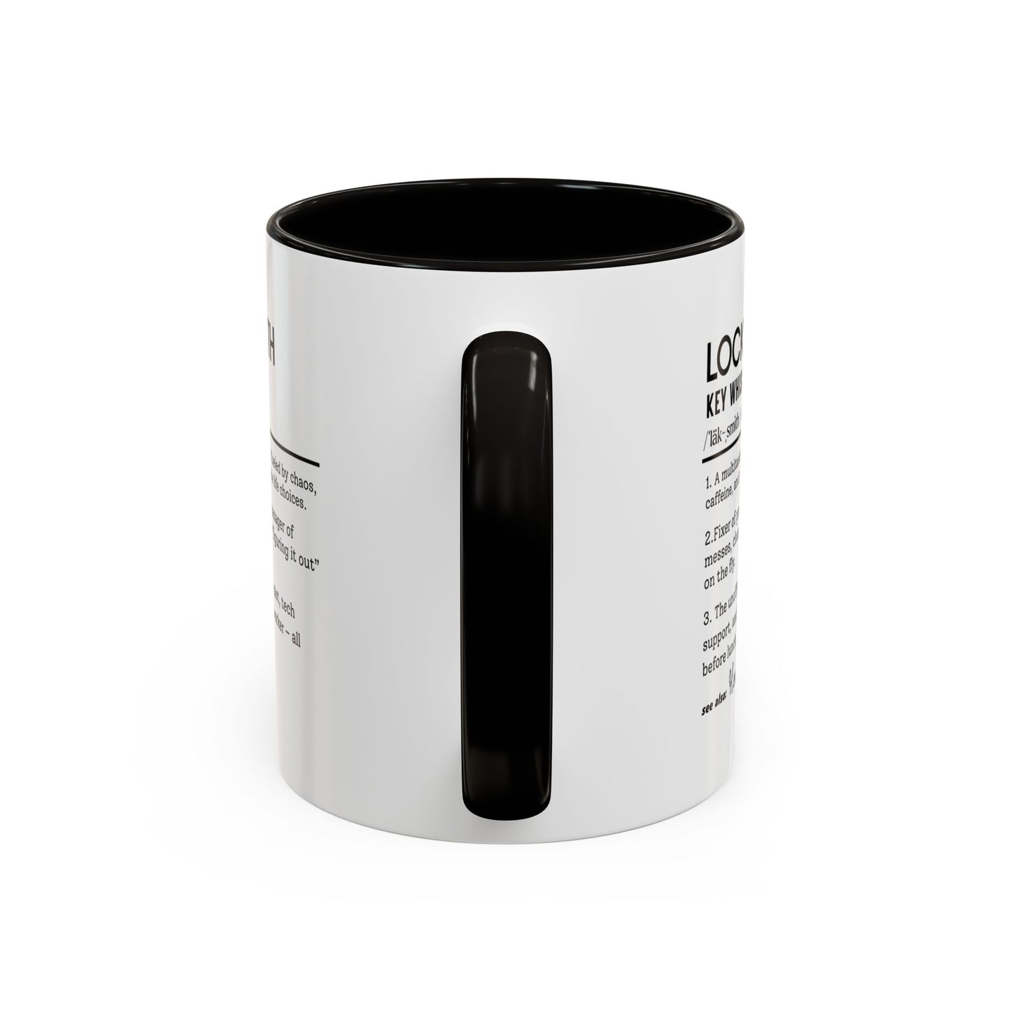 Personalized Locksmith Mug, Funny Dictionary Mug for Key Whisperers, Unique Gift for Locksmiths, Key Tech Mug, Colorful Mugs (11oz, 15oz)