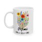 Mimi Mug 11oz 15oz Custom Coffee Cup Gift for Mimi Birthday or Mothers Day Personalized Ceramic Mug for Grandma from Grandkids