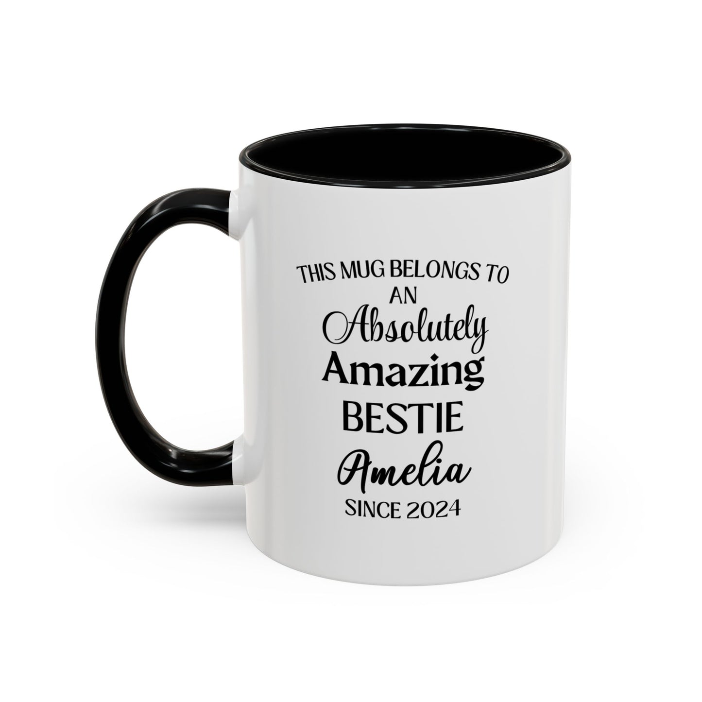 Bestie Mug, Funny Best Friend Gift, Custom BFF Coffee Cup, Personalized Mug for Best Friend, Cute Friendship Gift