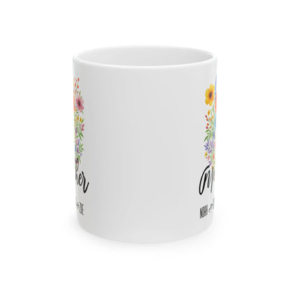Personalized Mother NOAH SOPHIE ZOE Ceramic Mug (11oz, 15oz) - Glossy Finish, December Birthday Design