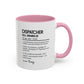 Dispatcher Dictionary Mug, Funny Call Wrangler Coffee Cup, Personalized Gift for Dispatch Pros, Colorful Mugs 11oz 15oz