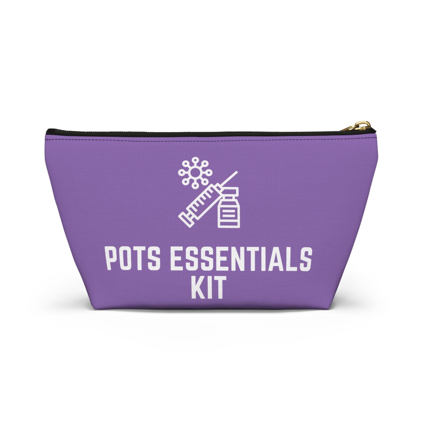 Personalized POTS Essentials Kit Pouch for Postural Orthostatic Tachycardia Supplies Travel Organizer for Daily Meds and Hydration