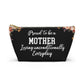 Mother Essentials Pouch Gift For Mom Zipper Organizer Bag For Mothers Day Travel Makeup Toiletry Bag Thoughtful Gift For New Or Busy Moms