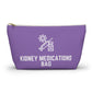Personalized Kidney Medications Bag for Daily Pill Organizer Travel Case for Chronic Kidney Disease Supplies and Health Essentials