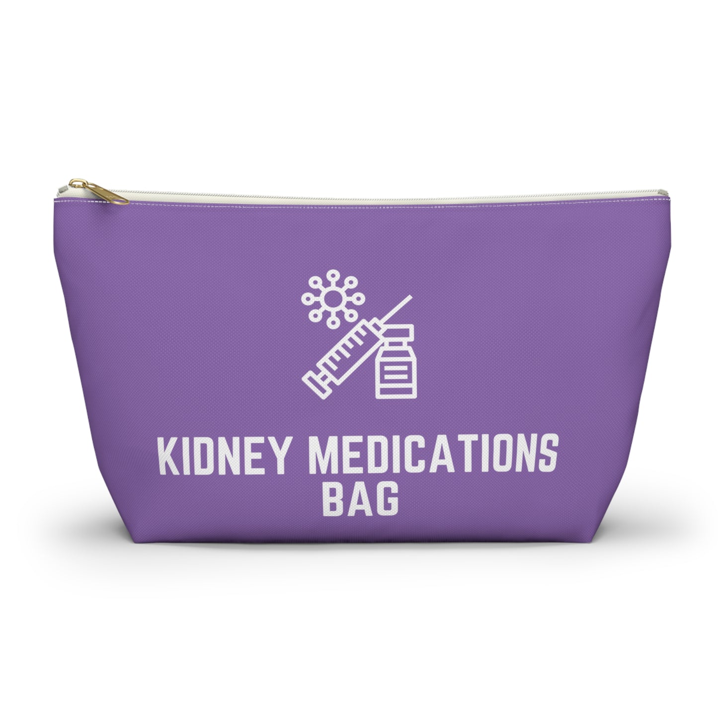 Personalized Kidney Medications Bag for Daily Pill Organizer Travel Case for Chronic Kidney Disease Supplies and Health Essentials