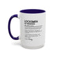 Personalized Locksmith Mug, Funny Dictionary Mug for Key Whisperers, Unique Gift for Locksmiths, Key Tech Mug, Colorful Mugs (11oz, 15oz)