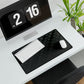 Sleek Black Desk Mat | Stylish Office Decor, Gaming Mouse Pad, Workspace Accessory, Minimalist Desk Organization, Gift Idea