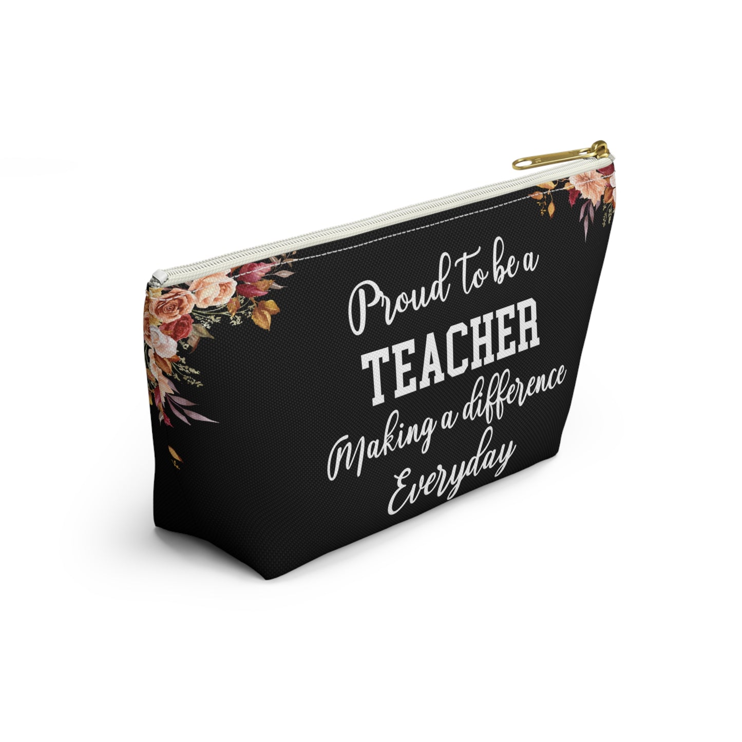 Teacher Essentials Pouch Classroom Organizer Pencil Case Stationery Bag for Educators School Supplies Zipper Pouch Gift for Teachers