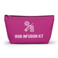 Personalized Iron Infusion Kit Pouch for Medical Essentials Storage Bag for IV Supplies Travel Organizer for Health and Wellness