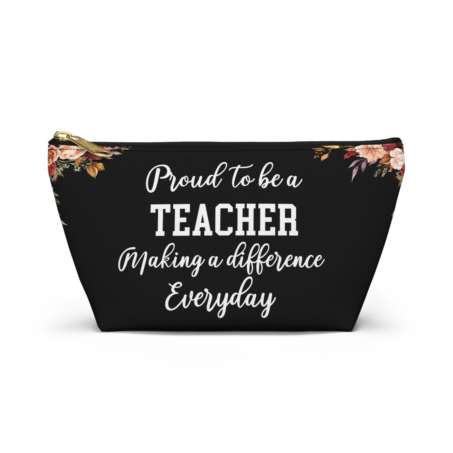 Teacher Essentials Pouch Classroom Organizer Pencil Case Stationery Bag for Educators School Supplies Zipper Pouch Gift for Teachers