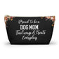 Dog Mom Essentials Pouch Gift For Dog Lovers Pet Treat Bag Organizer Cute Makeup Travel Case For Dog Mama Everyday Carry Dog Walker Gift