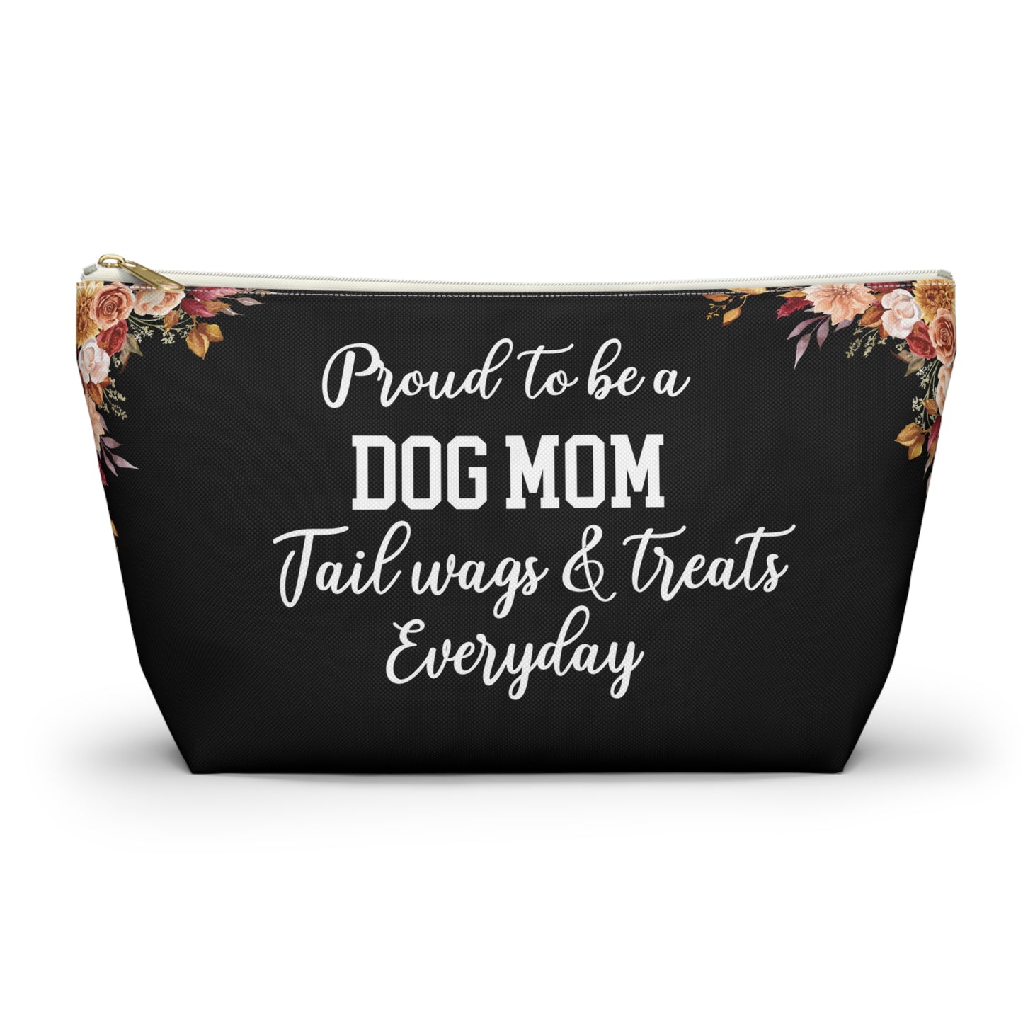 Dog Mom Essentials Pouch Gift For Dog Lovers Pet Treat Bag Organizer Cute Makeup Travel Case For Dog Mama Everyday Carry Dog Walker Gift