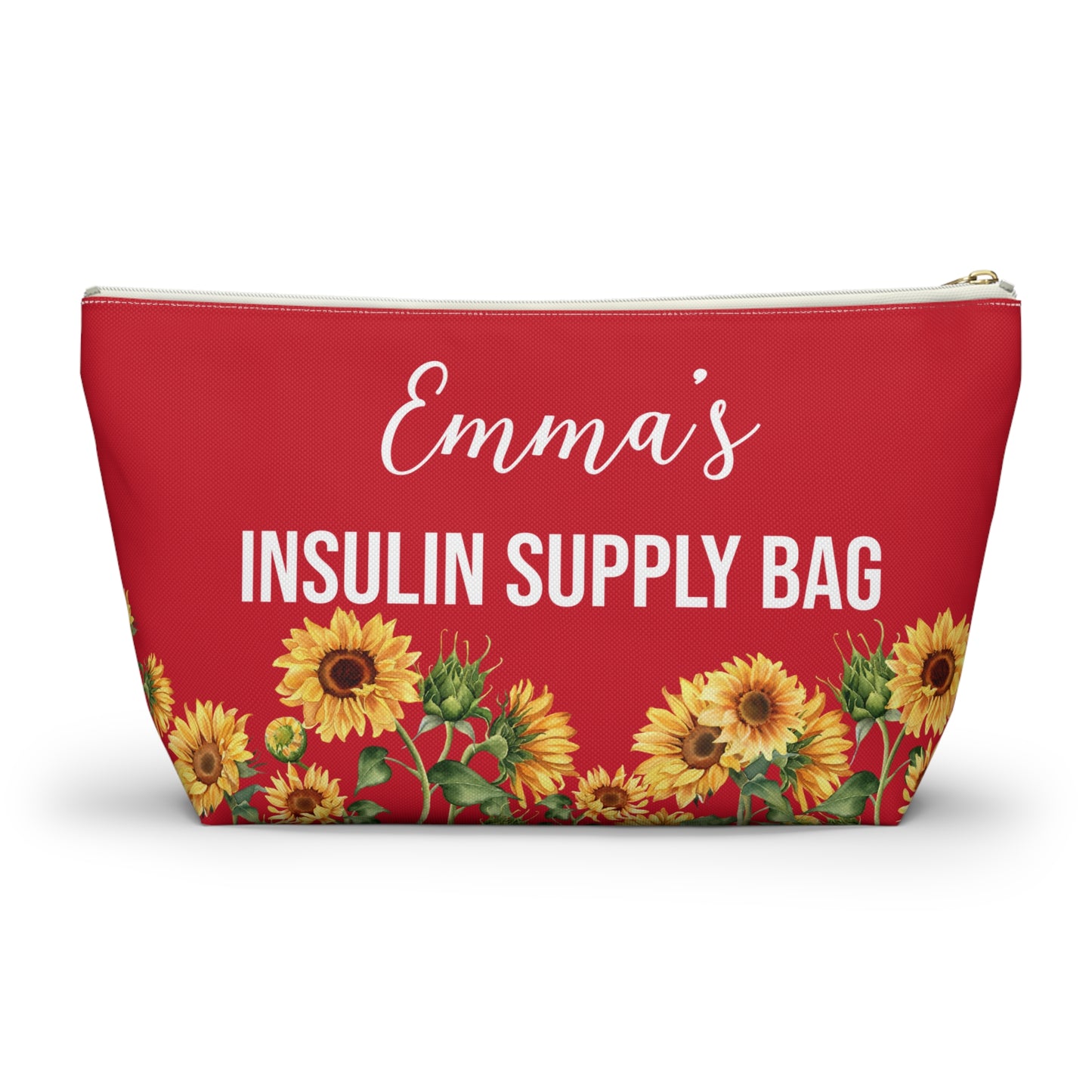Insulin Supply Bag Medical Storage Pouch for Diabetes Supplies Insulin Pens and Accessories Organizer Personalized Travel Kit for Diabetics