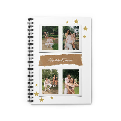 Personalized Friend Journal Book, Custom Best Friend Notebook, Gift for Bestie, Memory Keepsake, Friendship Diary, Cute Name Journal