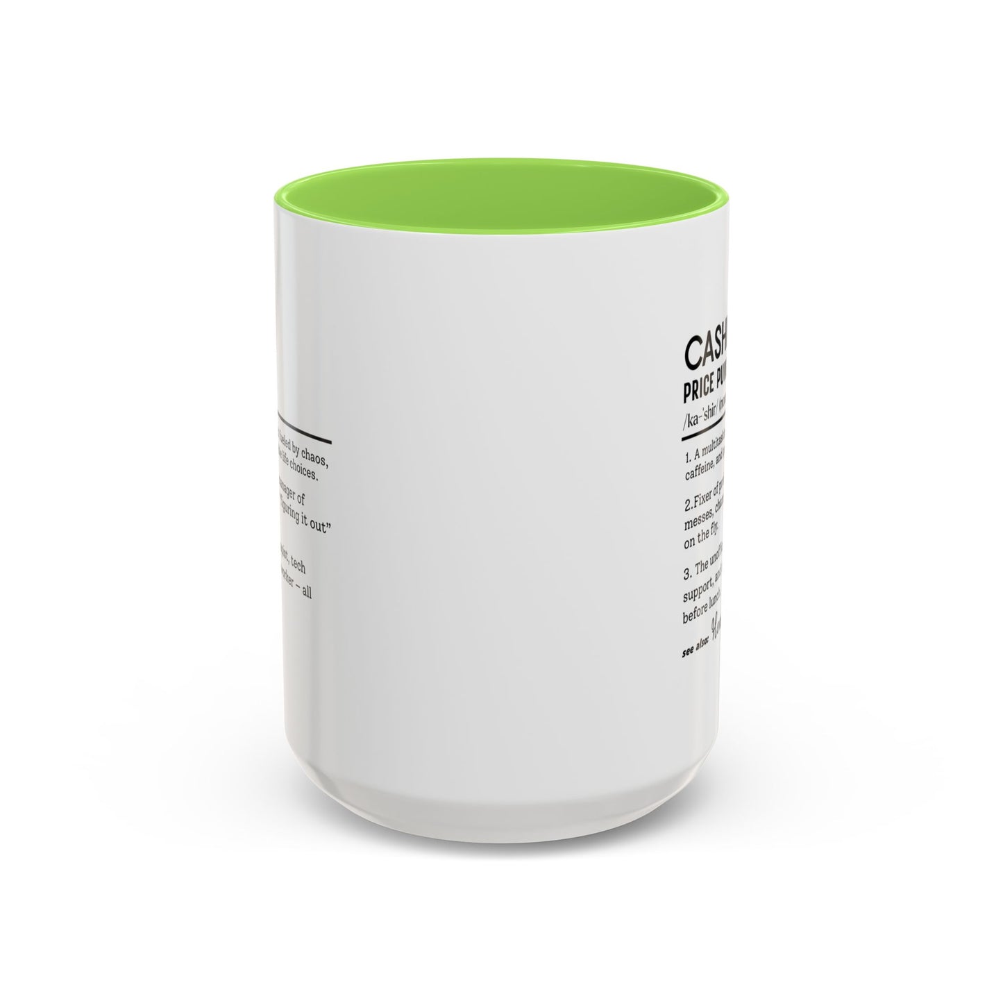 Funny Cashier Mug, Price Puncher Gift, Store Clerk Coffee Cup, Personalized Retail Worker Mug, Colorful Mugs (11oz, 15oz)