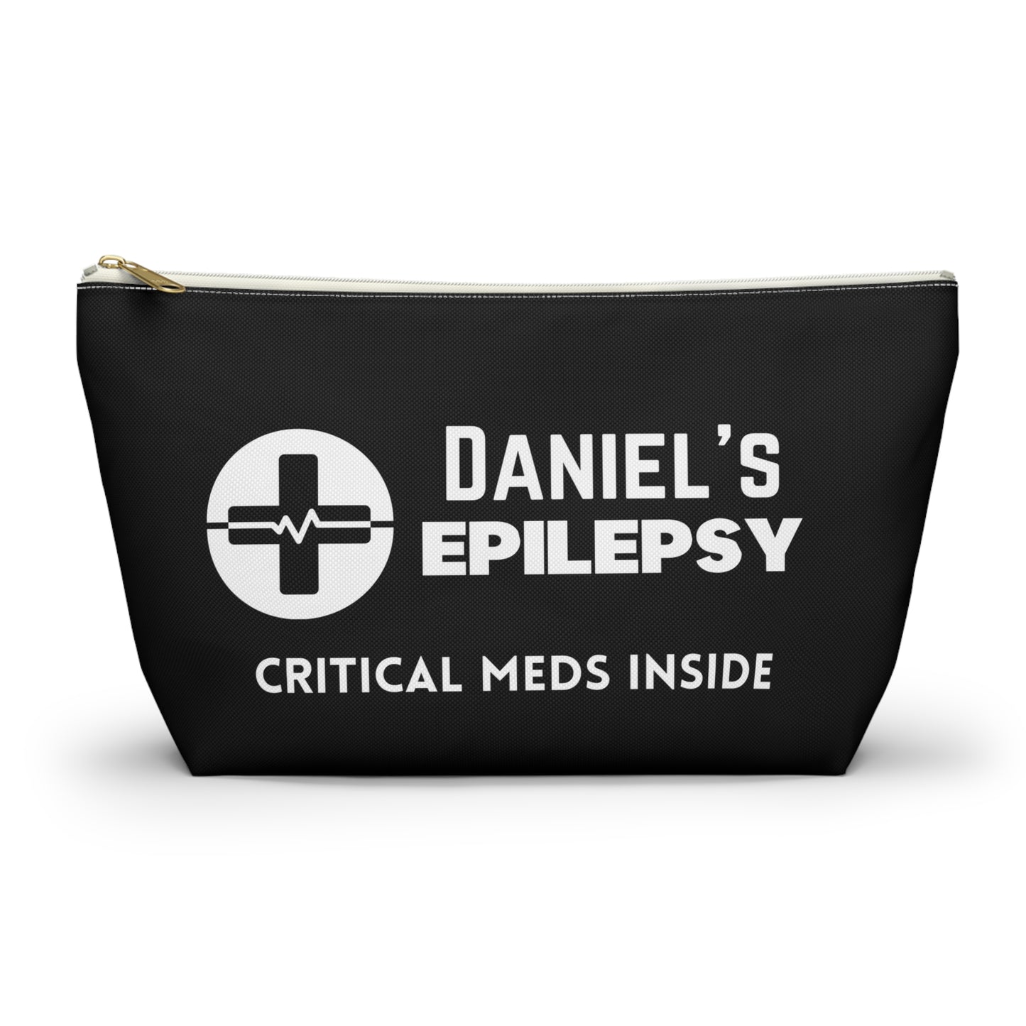 Personalized Epilepsy Critical Meds Pouch for Daniel Emergency Seizure Medication Storage Travel Organizer and Medical Kit