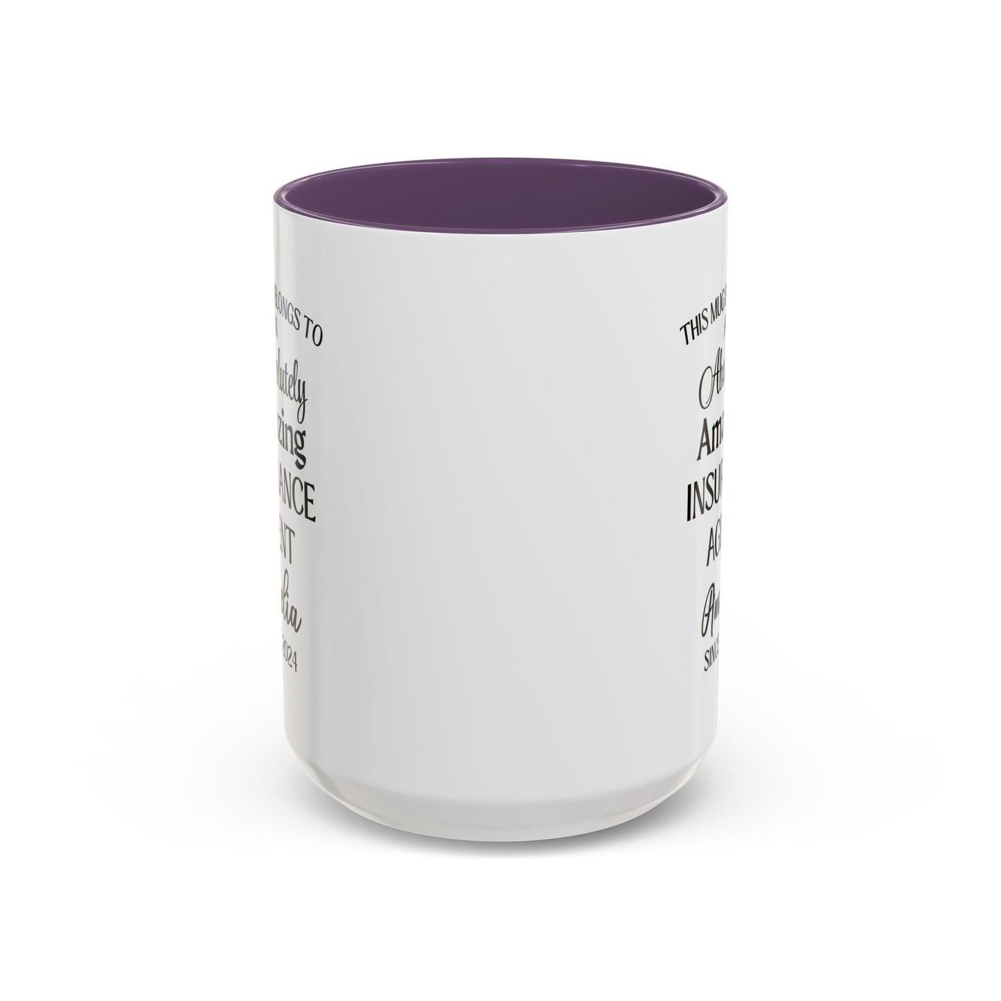 Custom Insurance Agent Mug, Funny Risk Manager Gift, Personalized Office Mug, Financial Advisor Coffee Cup