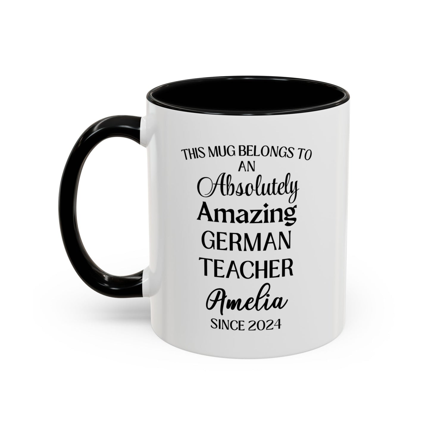 Custom German Teacher Mug, Funny Language Teacher Gift, Personalized German Mug, Danke Schön Cup, Classroom Gift