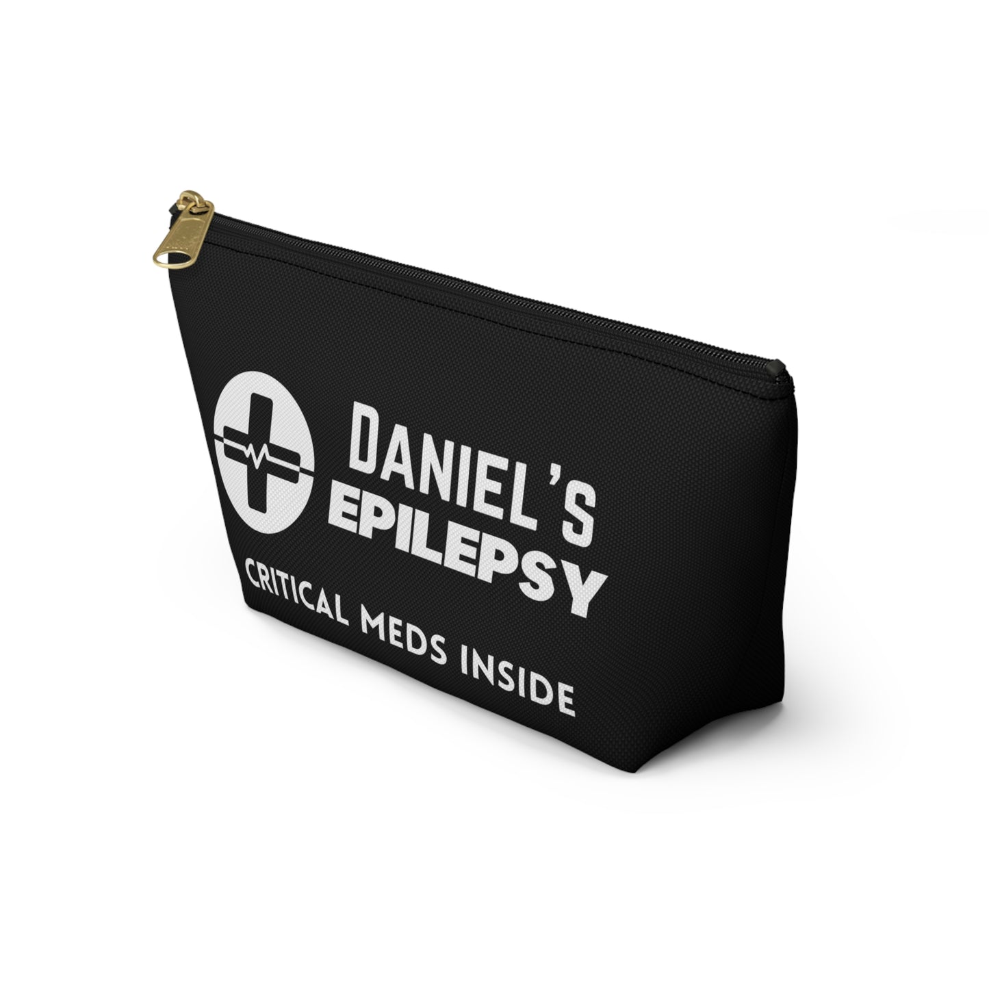Personalized Epilepsy Critical Meds Pouch for Daniel Emergency Seizure Medication Storage Travel Organizer and Medical Kit