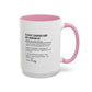 Custom Flight Dispatcher Mug, Funny Aviation Gift, Dispatcher Dictionary Mug, Personalized Pilot Mug, Airport Crew Coffee Cup