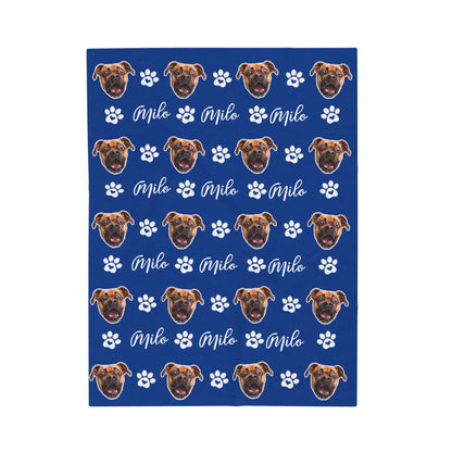 Custom Pet Blanket, Pet Photo Blanket, Custom Dog Blanket, Personalized Dog Blanket, Cat Picture Blanket, Dog Dad Gift, Pet Lover Gift