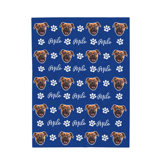 Custom Pet Blanket, Pet Photo Blanket, Custom Dog Blanket, Personalized Dog Blanket, Cat Picture Blanket, Dog Dad Gift, Pet Lover Gift