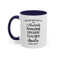 Mug, Custom Spanish Teacher Gift, Gracias Teacher Cup, Funny Language Instructor, Personalized Coffee Mug