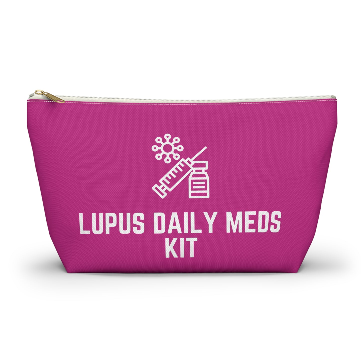 Personalized Lupus Daily Meds Kit Pouch for Medication Storage Travel Organizer for Chronic Illness Care and Health Essentials