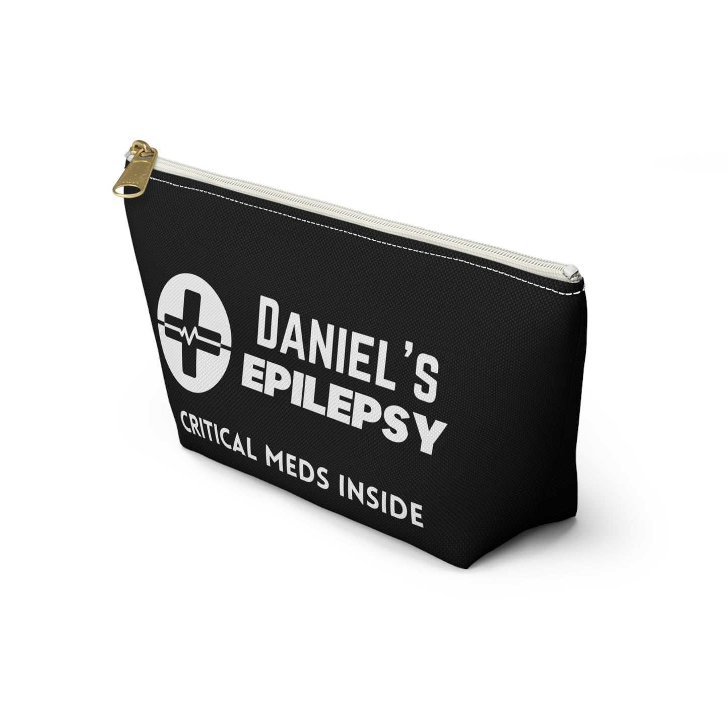 Personalized Epilepsy Critical Meds Pouch for Daniel Emergency Seizure Medication Storage Travel Organizer and Medical Kit