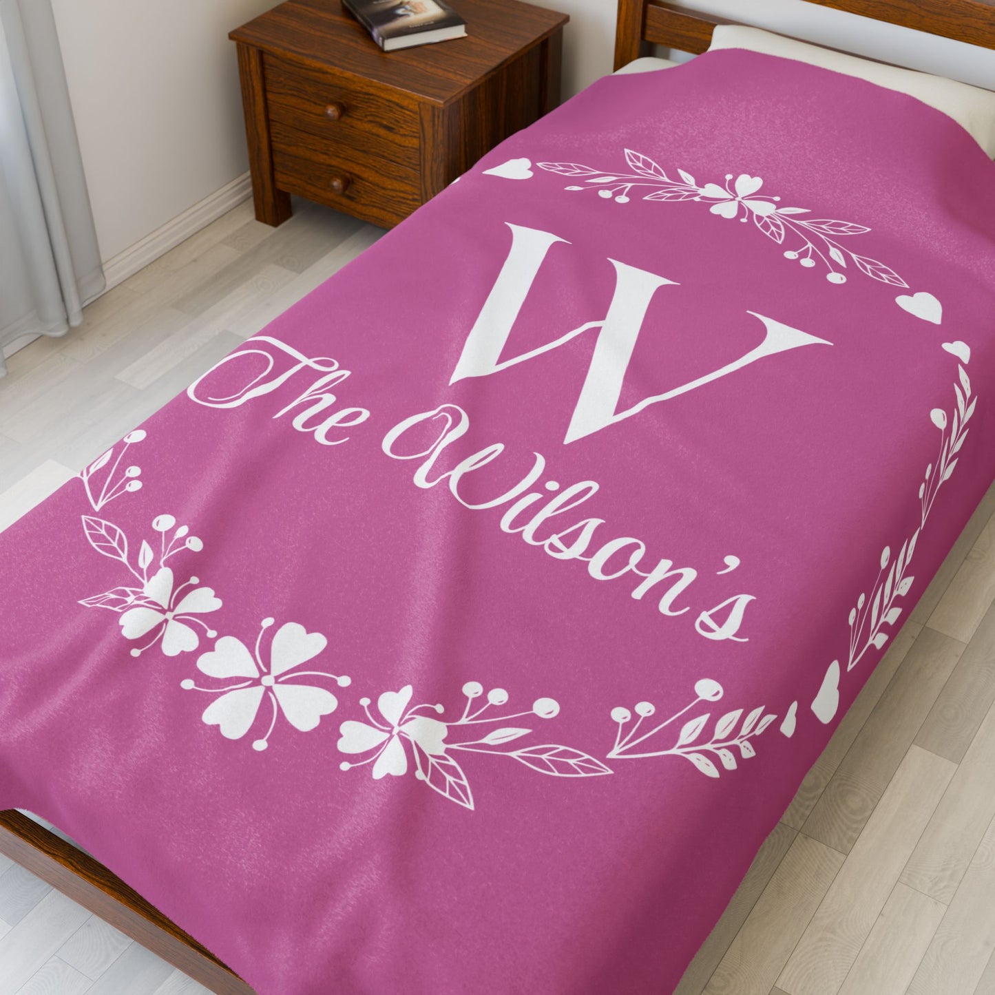 Custom Family Name Blanket, Last Name Blanket, Initials Blanket, Wedding Gift, Anniversary Gift, Housewarming Gift, Gift for Family