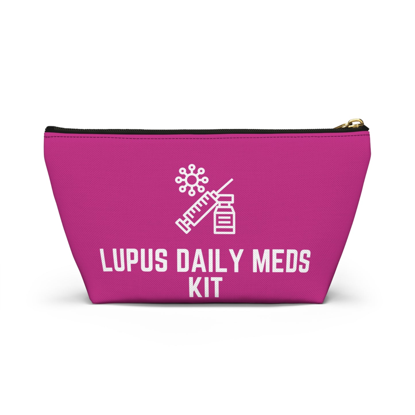 Personalized Lupus Daily Meds Kit Pouch for Medication Storage Travel Organizer for Chronic Illness Care and Health Essentials