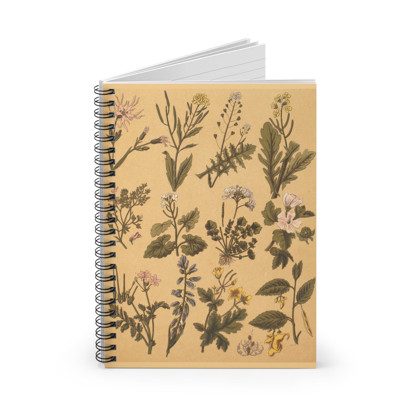 Personalized Flower Journal Book, Custom Floral Notebook with Name, Gift for Her, Cute Writing Journal, Garden Lover Gift, Memory Book