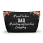 Dad Essentials Pouch Gift For Father Everyday Carry Bag Organizer For Dad Toiletry Pouch Mens Travel Pouch Fathers Day Gift Idea