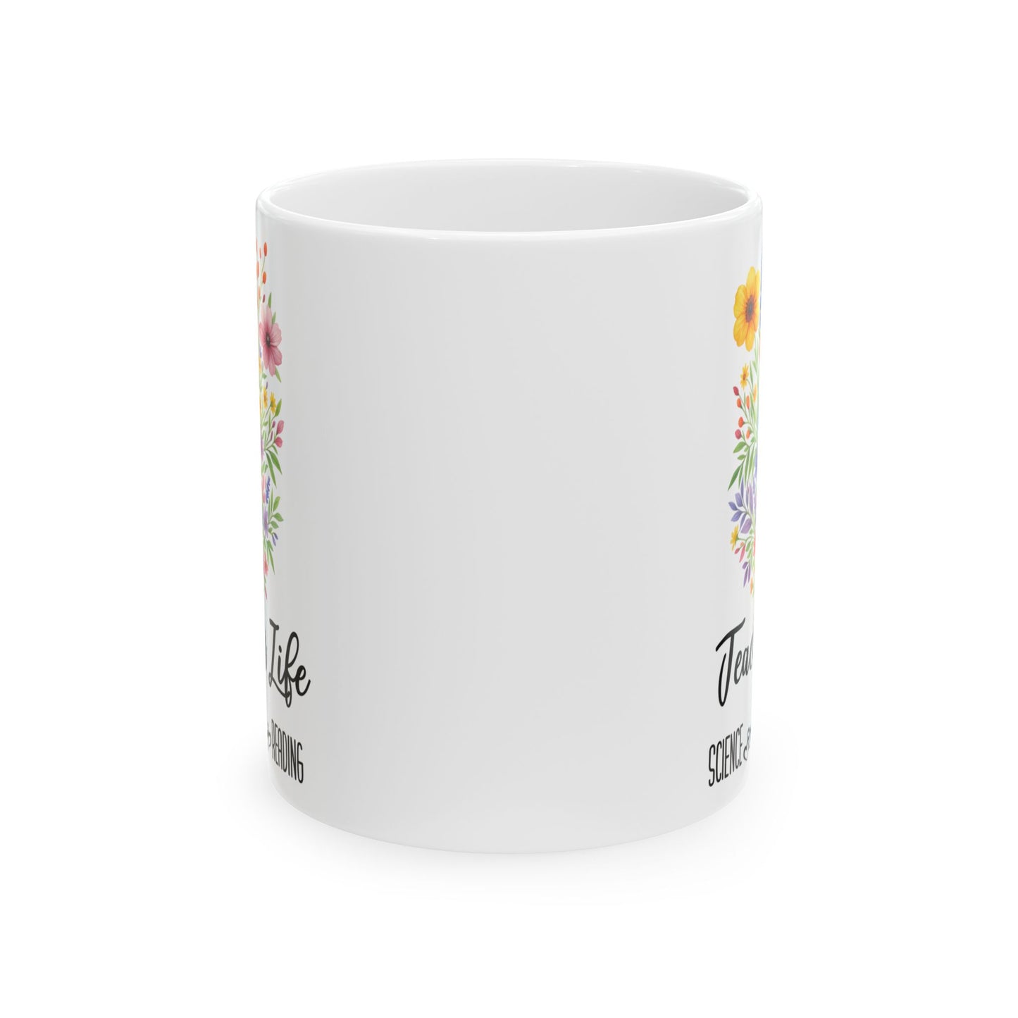 Teacher Life Mug 11oz 15oz Custom Coffee Cup Gift for Teachers Back to School Teacher Appreciation Personalized Ceramic Mug for Her