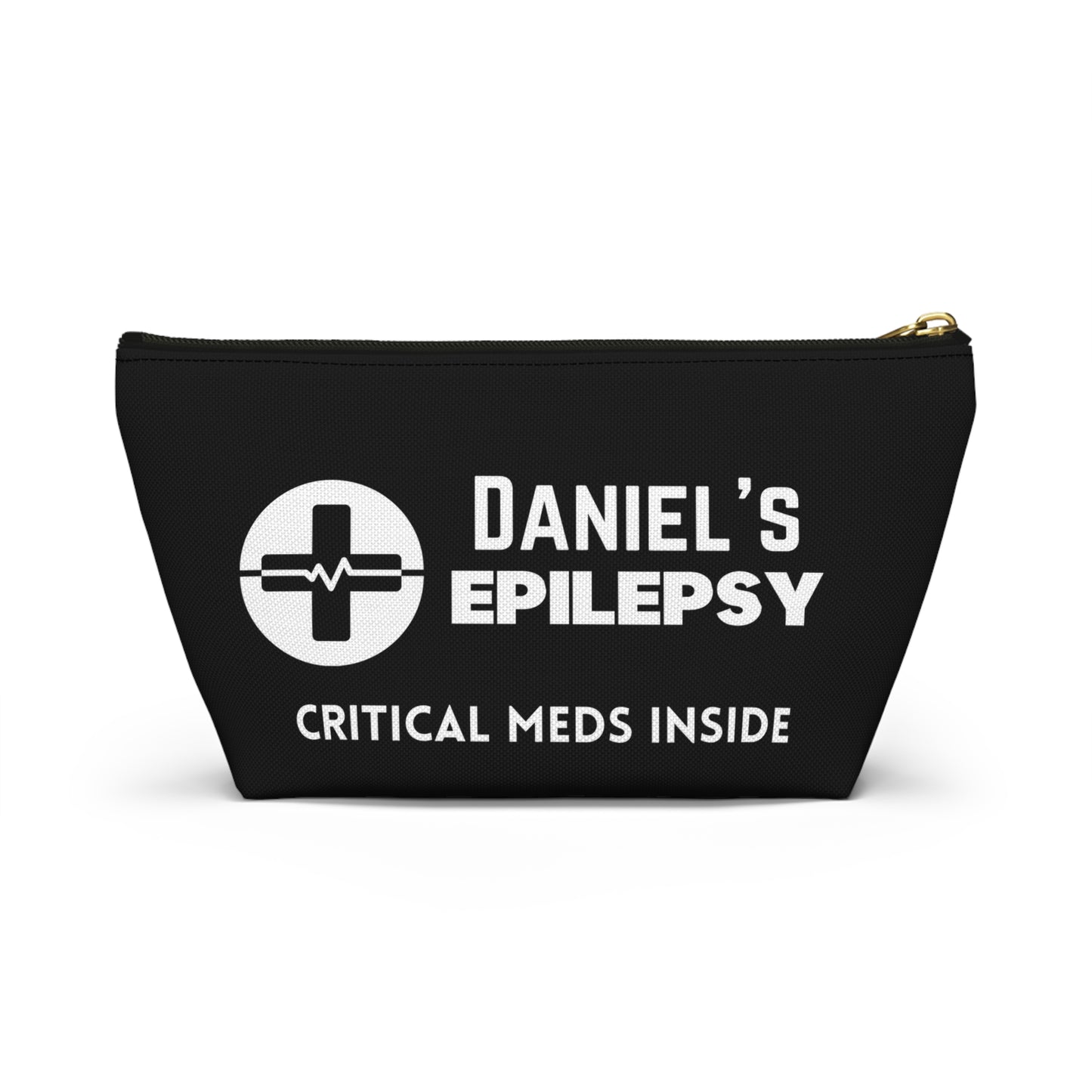 Personalized Epilepsy Critical Meds Pouch for Daniel Emergency Seizure Medication Storage Travel Organizer and Medical Kit