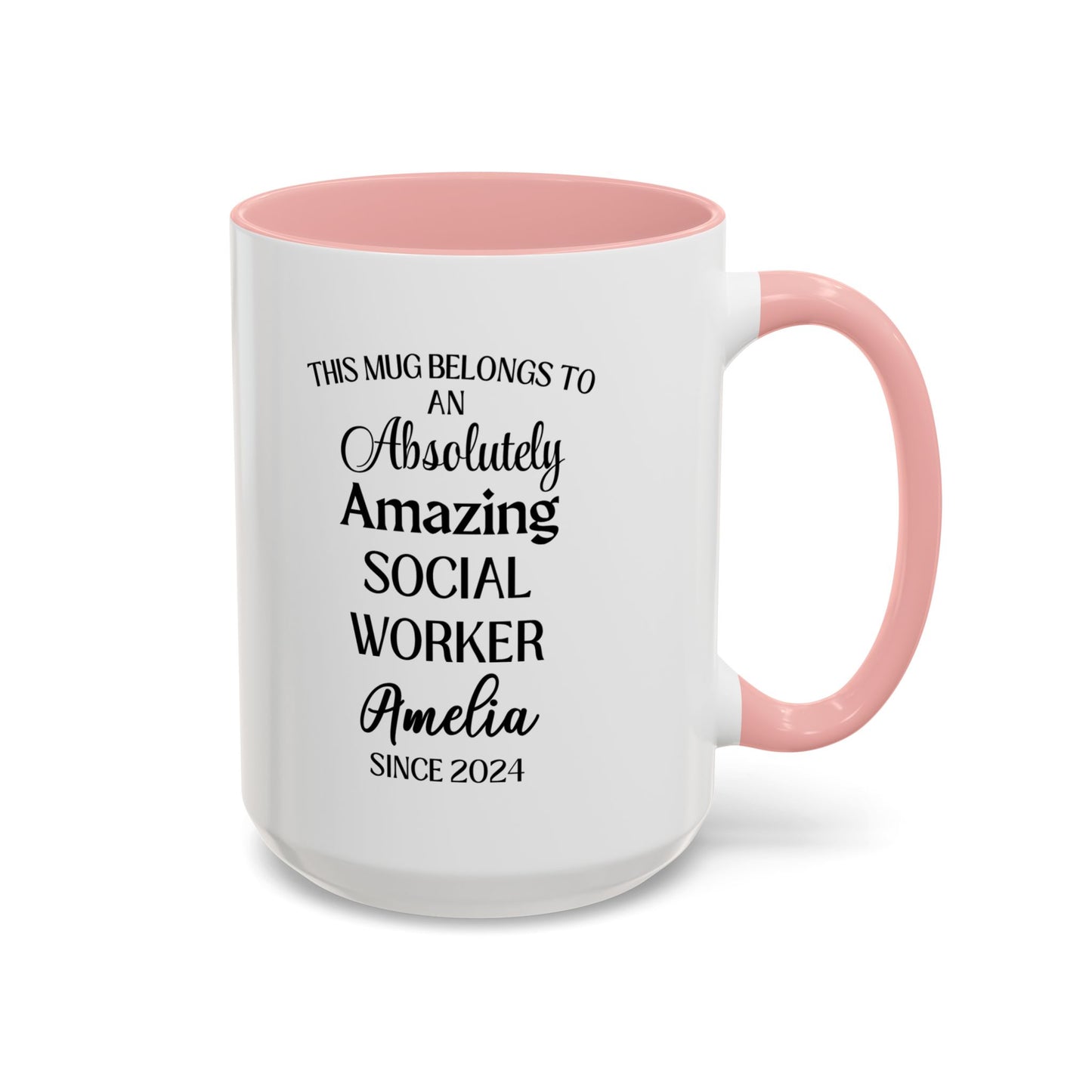 Mug, Custom Social Worker Gift, Personalized Mental Health Cup, Appreciation Coffee, Funny Therapist, Social Work Graduation, Office Decor