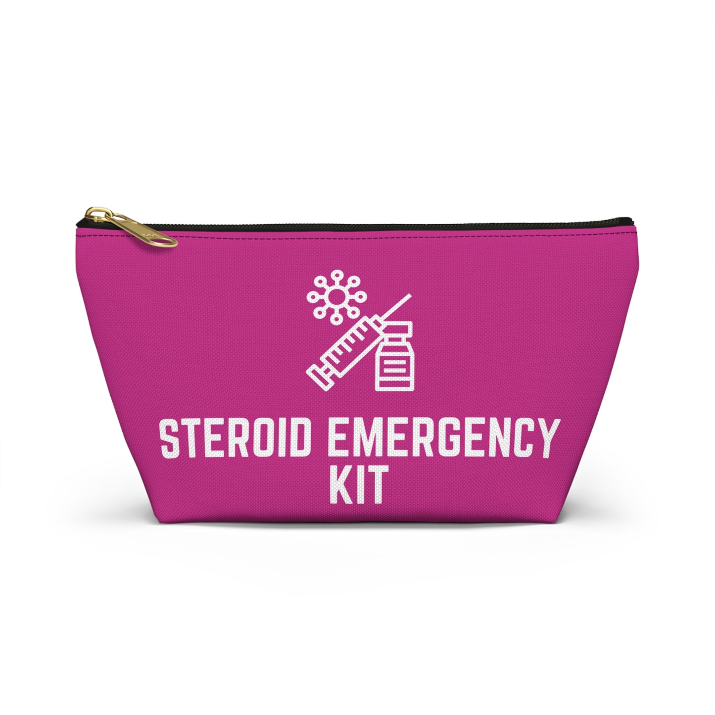 Personalized Steroid Emergency Kit Pouch for Medication Storage Travel Organizer for Quick Access to Steroid Meds and Essentials