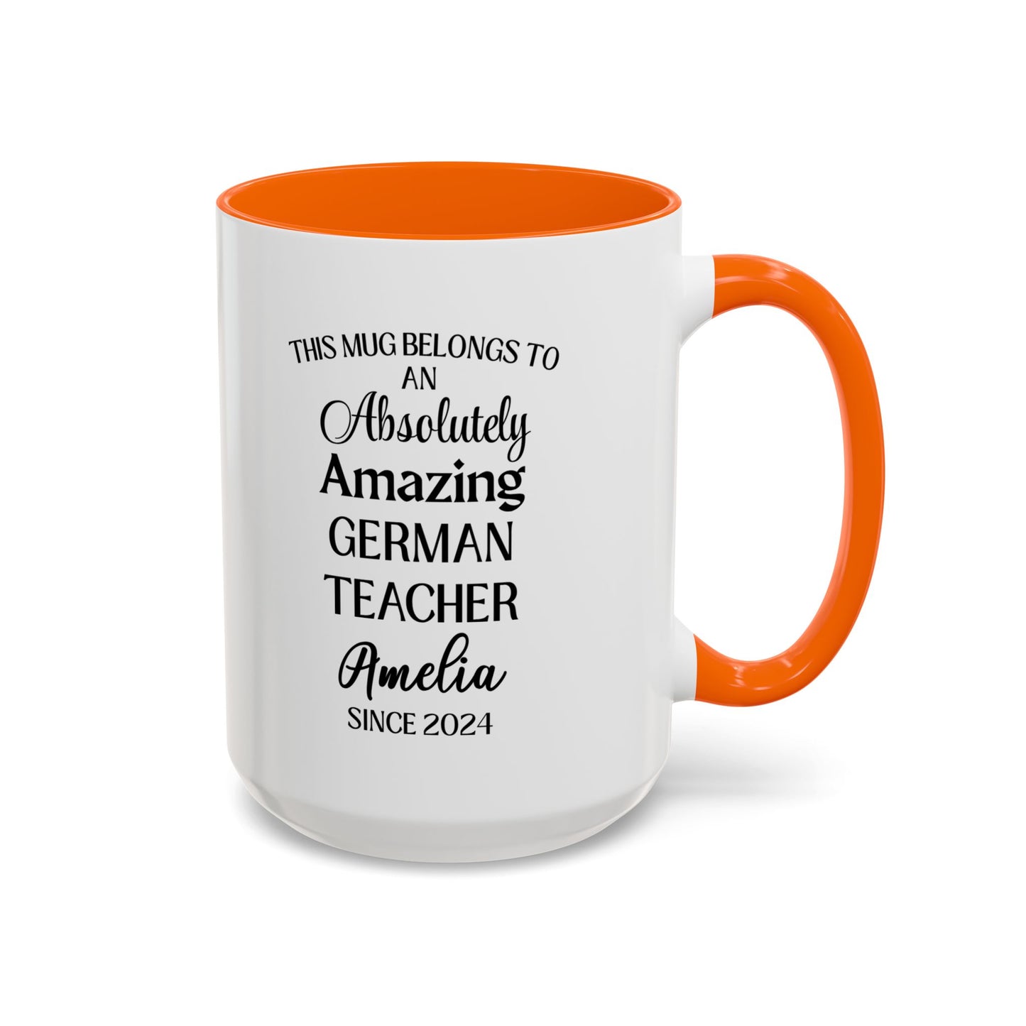Custom German Teacher Mug, Funny Language Teacher Gift, Personalized German Mug, Danke Schön Cup, Classroom Gift