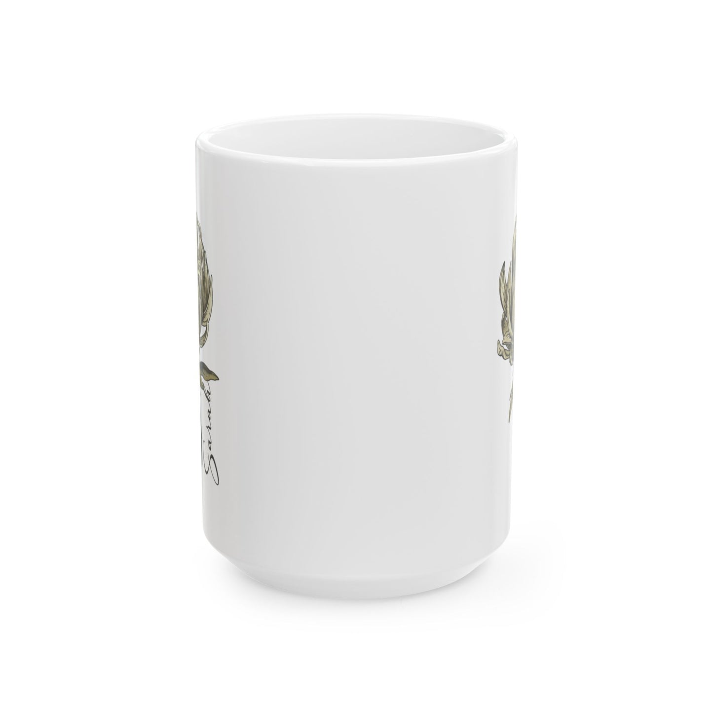 November Birth Flower Chrysanthemum Mug 11oz 15oz Personalized Floral Coffee Cup Birthday Gift for Her Ceramic Custom Name Mug