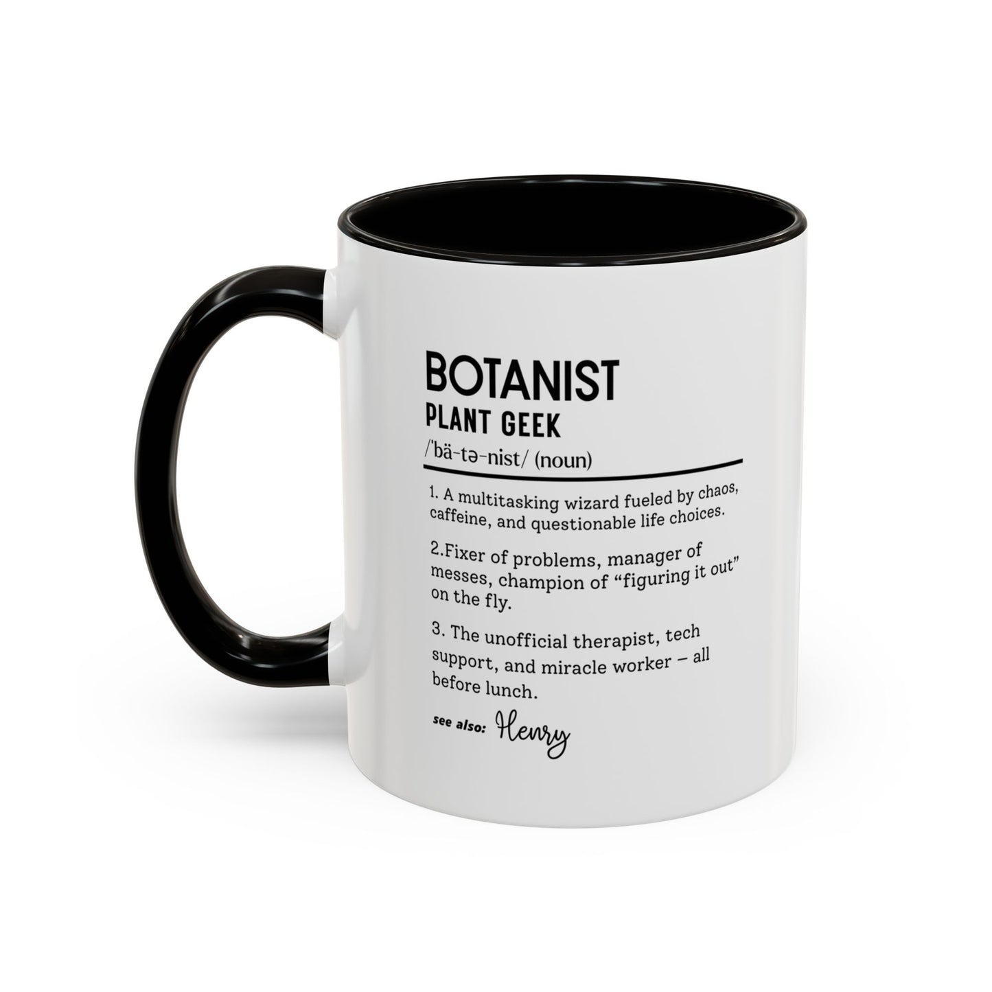 Funny Botanist Mug, Plant Geek Dictionary Mug, Custom Botanical Gift, Nature Lover Coffee Cup, Colorful Mugs (11oz, 15oz), Plant Nerd Mug