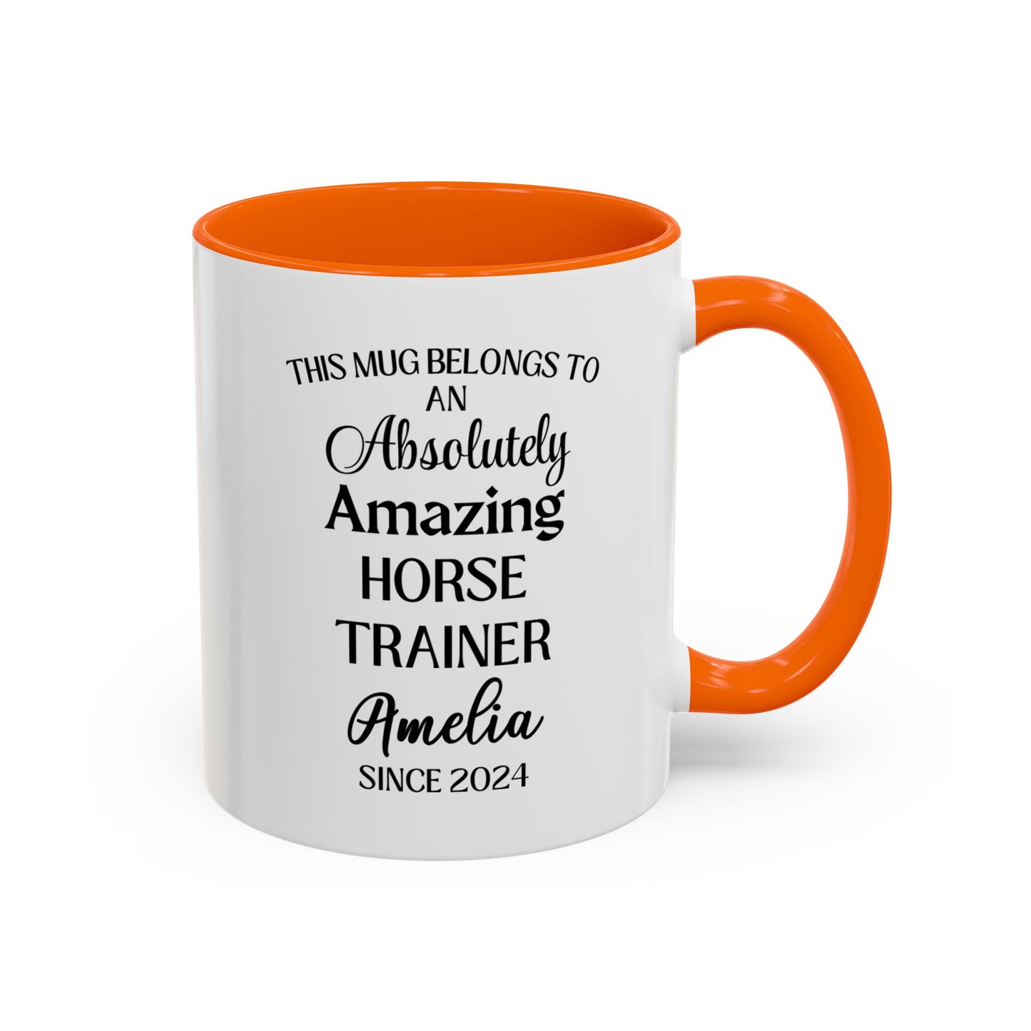 Custom Horse Trainer Mug, Funny Equestrian Mug, Personalized Horse Riding Coach Cup, Stable Mentor Gift