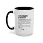 Personalized Locksmith Mug, Funny Dictionary Mug for Key Whisperers, Unique Gift for Locksmiths, Key Tech Mug, Colorful Mugs (11oz, 15oz)