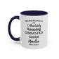 Custom Gymnastics Coach Mug, Funny Gym Coach Gift, Personalized Athlete Trainer Mug, Best Mentor Cup